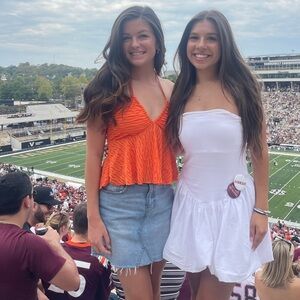 BDG Light Blue Denim Mini Skirt